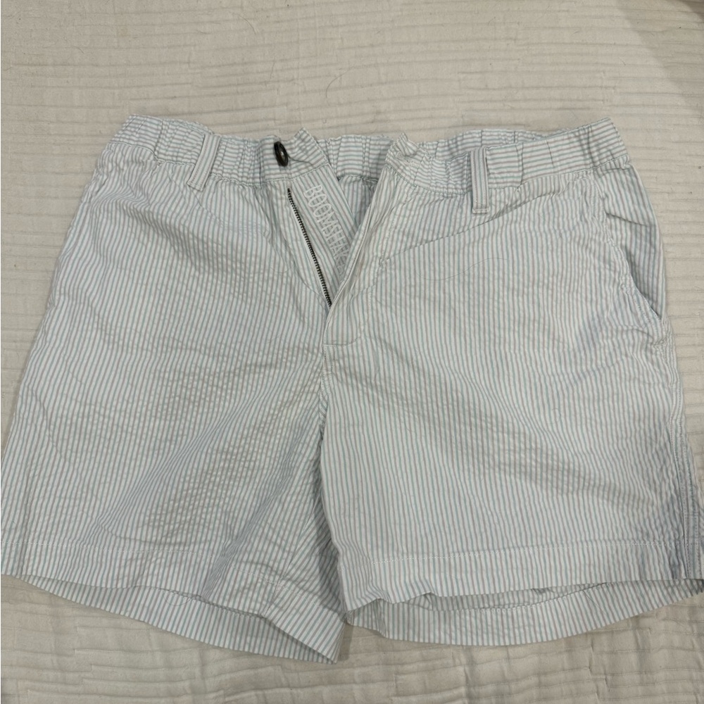 Men’s Chubbies sear-sucker shorts large